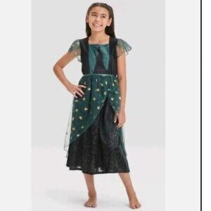 NEW Girls' Wicked Elphaba Witch of the West Satinet & Tulle Black NightGown XS